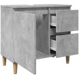 Ormarić za umivaonik boja betona 65x33x60 cm konstruiranog drva | Eponuda.com