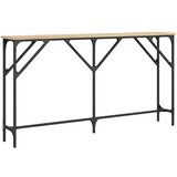 Maison Chic konzolna miza - miza ob steni sonoma hrast 140x23x75 cm inženirski les, (21786332) Cene