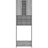  Ormarić za perilicu rublja boja hrasta sonome 64x25,5x190 cm Sivi hrast sonoma | shoptok.hr