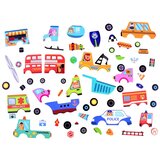  Magnetna knjiga slagalica VOZILA 66ele ZA3767 | shoptok.hr