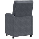  Blagovačke stolice s kotačima 2 pcs Tamno siva 58 x 67 x 97 cm | Eponuda.ba