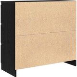  Komoda crni hrast 80x35x76 cm konstruirano drvo | Eponuda.com
