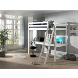 Vipack Bijeli podignuti dječji krevet od masivnog bora 90x200 cm PINO – | shoptok.hr