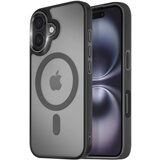 AVIZAR Ohišje MagSafe za iPhone 16 Hrbtna podloga Frosted Obris, Črna, (5000016204) | Shoptok.si