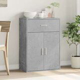 vidaXL Komoda betonsko siva 60x30x84 cm inženirski les | Shoptok.si
