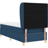  Box Spring postelja z vzmetnico v modri barvi, 90x200 cm, blago, (22051064) | Shoptok.si