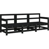  3-dijelna vrtna garnitura od masivne borovine crna | Eponuda.ba