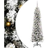 vidaXL Umestno božično drevo med 150 LED Zelena in bela 150 cm u