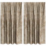  Baršunaste zavjese 2 pcs Šampanjca 140 x 140 cm Baršun | shoptok.hr