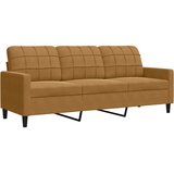  4-dijelni set sofa s jastucima smeđi baršunasti | shoptok.hr