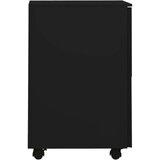 vidaXL mobilni ormarić za spise crni 39 x 45 x 67 cm čelični | shoptok.hr