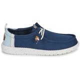 Hey Dude Slips on Wally Craft Linen Navy Blazer/Multi Modra | Shoptok.si