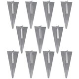 vidaXL Mrežna ograja s stebrički koničasta pocinkano jeklo 25x1,5 m | Shoptok.si
