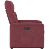  Električni naslonjač na podizanje od tkanine boja vina | shoptok.hr