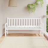 vidaXL Blazina za klop vzorec listja 180x50x7 cm blago Cene