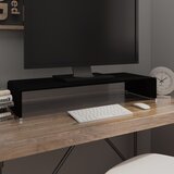 vidaXL stojalo za TV / ekran stekleno črno 80x30x13 cm Cene