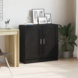 vidaXL Knjigarna Črn hrast Inženirski les 82,5 x 30,5 x 80 cm Trajna