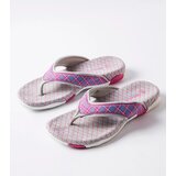 Gemre Gray-pink textile flip-flops Luigia | shoptok.hr