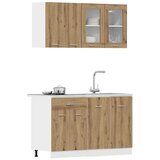  Set kuhinjskih ormarića od 4 dijela "Lyon" Artisan hrast, inženjersko drvo | Eponuda.com