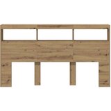 Ormarić za uzglavlje LED boja artisan hrast 180x17x102 cm | shoptok.hr