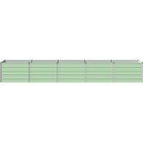  Povišeni vrtni krevet Pastelno zelena 400 x 80 x 55 cm | shoptok.hr