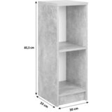 Mömax regal 4-you new Yur04, siva, bela | Shoptok.si