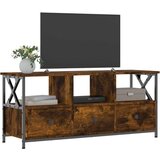 TV ormarić boja dimljenog hrasta 102x33x45 cm od drva i željeza | shoptok.hr