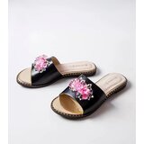  Black sandals with crystals Lowa | Shoptok.si