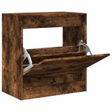 Furnova Omarica za čevlje dimljeni hrast 60x34x63,5 cm inženirski les, (21954502) | Shoptok.si