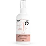 Naif sprej za zaščito pred soncem SPF50 za dojenčke in otroke 100 ml SB005 | Shoptok.si