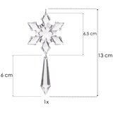  CA0077 UKRASI ZA BOŽIĆNO DRVCE 6,5 CM | shoptok.hr