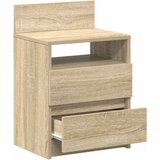  Noćni ormarići 2 kom s 2 ladice Sonoma hrast 40x33x60 cm | Shoptok.si