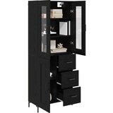  Kuhinjski ormarić 2 pcs Crni hrast 69 5 x 34 x 180 cm Konstruirano drvo | shoptok.hr