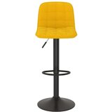  Barski stolci 2 kom žuti baršunasti | shoptok.hr