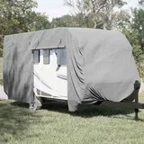 Navlaka za karavan siva 550x250x220 cm netkana tkanina