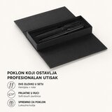  Set olovaka MAXIMUS - hemijska + roler olovka, metal/mesing, poklon kutija, crni Cene