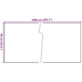 Balkonski zaslon crni 1000 x 90 cm od poliratana | Eponuda.com