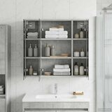  Kopalniška ogledalna omara Betonsko siva 63,5 x 16 x 62,5 cm, (5000232894) | Shoptok.si