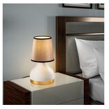Opviq Stona lampa 8022, 17x17x33 cm, IP20, Smeđe-bijela | Eponuda.ba