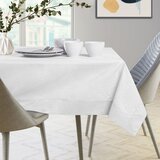 AmeliaHome Traka za stol Gaia s manšetom 30x80 cm, bijela | shoptok.hr