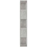 Ormarić Knjižna omara/paravan betonsko siva 45x24x159 cm iverna plošča, (20623048) | Shoptok.si