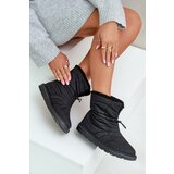 PH2 Ladies Snow Boots With Drawstring Insulated With Sheepskin Black Vamidra | shoptok.hr