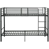 vidaXL pograd črn kovinski 90x200 cm | Shoptok.si