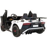  Licencirani auto na akumulator Lamborghini Aventador SV - dvosjed - bijeli | shoptok.hr