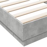  Okvir kreveta boja betona 100x200 cm od konstruiranog drva | Eponuda.com