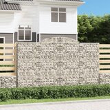  Lučne gabionske košare 12kom 300x50x180/200cm pocinčano željezo | shoptok.hr