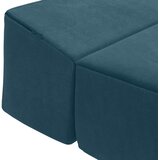 SOFA na razvlačenje Plava 200 x 70 x 15 cm Baršun | Eponuda.ba