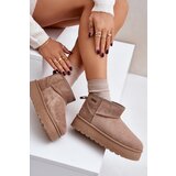 Big Star Low snow boots on the platform OO274A100 beige | ePonuda.com