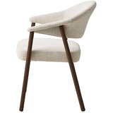 Unique Furniture Krem blagovaonske stolice u setu s naslonima za ruke 2 kom od punog hrasta Elk – | shoptok.hr