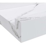  Stenska polica 2 pcs Beli marmor 60 x 9 x 3 cm Konstruiran les, (5000201142) | Shoptok.si